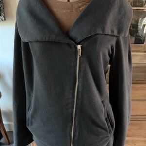 Calvin Klein Black Hooded Sweatshirt with Branded Tag